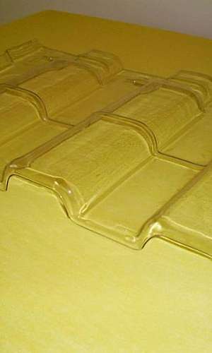 Molde de telha Molde de telha